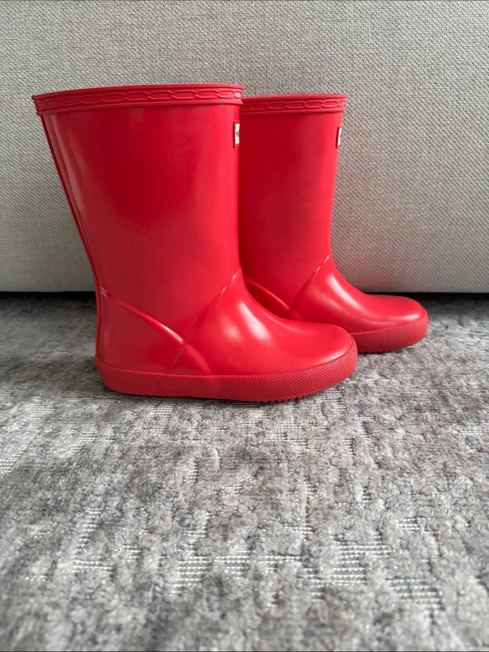 Hunter Kids Hot Pink Rubber Rain Boots